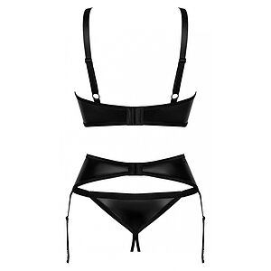 Set Obsessive Armares 3 Piese Negru M-L Thumb 3