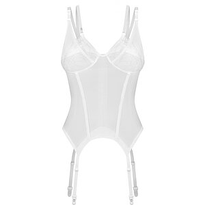 Corset Obsessive Arrowel Alb L-XL Thumb 1