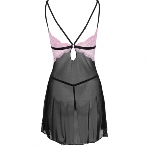 Babydoll Cottelli Collection Nicole Negru L Thumb 3