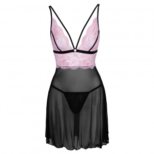 Babydoll Cottelli Collection Nicole Negru L Thumb 2