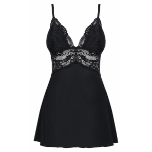 Babydoll Obsessive 810-BAB-1 Negru L-XL Thumb 2