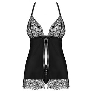 Babydoll Obsessive Chiccanta Negru L-XL Thumb 2