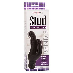 Dublu Bendie Stud Over And Under Negru Thumb 1