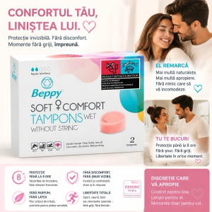 Beppy Soft Comfort Wet Tampon Intern Invizibil, 2 buc Thumb 2