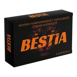 Bestia – 4 Capsule Naturale Pentru Potență, Vitalitate