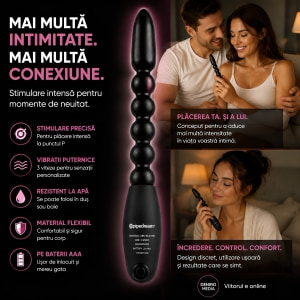 Bile Anale Pleaser Power Negru Thumb 2