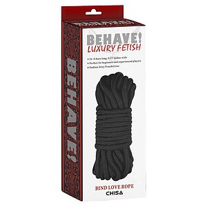 Sfoară BDSM Bind Love Negru Thumb 1