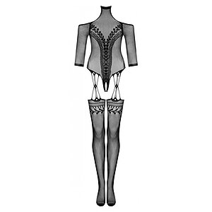 Catsuit Obsessive G333 Negru S-L Thumb 2