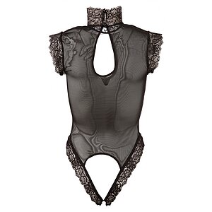 Body Abierta Fină Sâni Decupați Negru XL Thumb 4