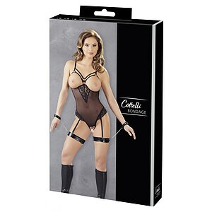 Body Cottelli Collection Bondge Fun Negru S Thumb 5