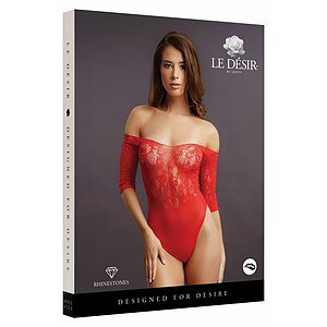 Body Decupat Le Desir Amalia Roșu S-L Thumb 2