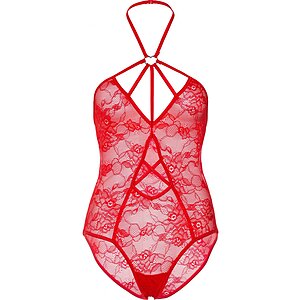 Body Leg Avenue Keyhole Amaya Roșu S-M Thumb 3