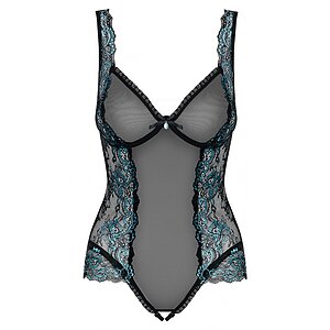 Body Obsessive Dantelă Negru 2XL Thumb 2