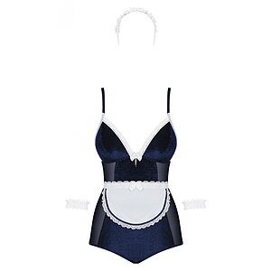 Body Obsessive Maid Albastru L-XL Thumb 2