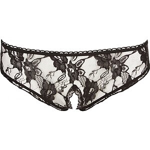 Chilot Decupat Briefs Cottelli Collection Negru S Thumb 2