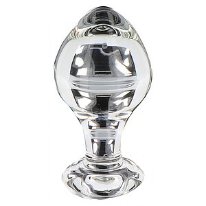 Brilliant Star – Plug Anal Din Sticlă TOYJOY 9x4cm Transparent