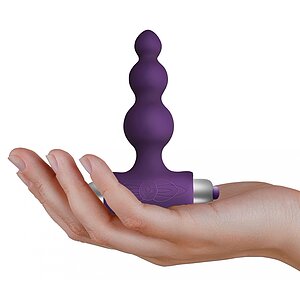 Anal Plug cu Vibrații Bubbles Rocks-Off Mov Thumb 1