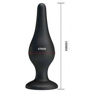 Anal Plug Pretty Love Sensitive Negru Thumb 4