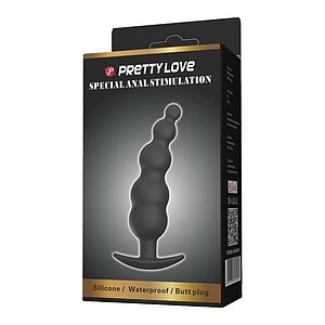 Anal Plug Pretty Love Special Stimulation Negru Thumb 3