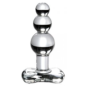 Anal Plug Din Sticlă Icicles No 47 Transparent