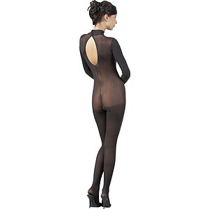 Catsuit No:Xqse Ouvert Negru M-L Thumb 1