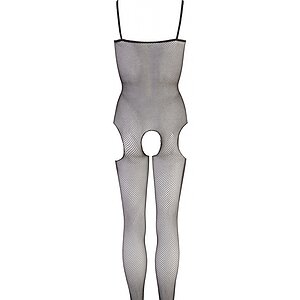 Catsuit No:Xqse Plasă Negru L-XL Thumb 3