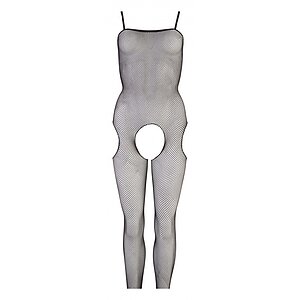 Catsuit No:Xqse Plasă Negru L-XL Thumb 2