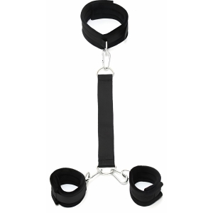 Cătușe cu Zgardă Soft Collar Rimba Negru