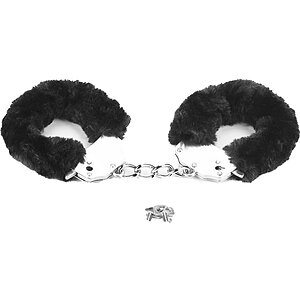 Cătușe Fetish Pleasure Fluffy Negru