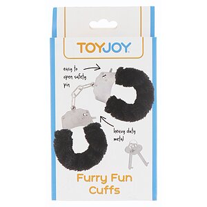 Cătușe Furry Fun Cuffs Negru Thumb 3