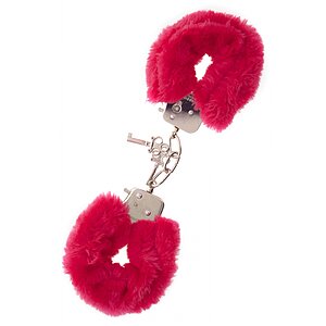 Cătușe Metal With Plush Red Roșu