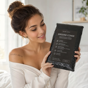 Cearceaf Vinyl Bed Sheet Negru Thumb 7