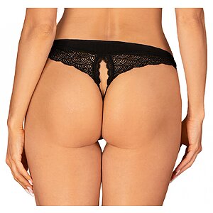 Chilot Obsessive Decupat Chemeris Negru XS-S Thumb 1