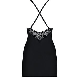 Chemise Obsessive 828-CHE Negru S-M Thumb 3