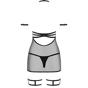 Chemise Obsessive 858-CHE Negru S-M Thumb 3