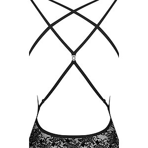 Chemise Obsessive 860-CHE Negru S-M Thumb 4