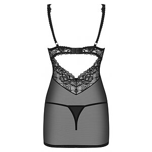 Chemise Obsessive 867-CHE Negru S-M Thumb 3