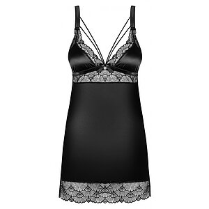 Chemise Obsessive Eloissa Negru L-XL Thumb 2