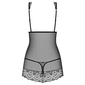 Chemise Obsessive Firella Negru S-M Thumb 4