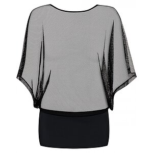 Chemise Obsessive Punker Negru S-M Thumb 1