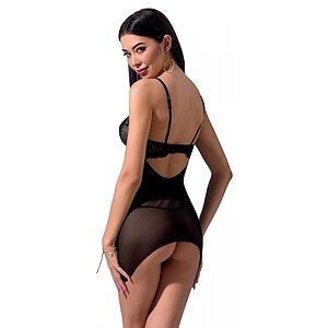 Chemise Passion Veronique Negru 2XL-3XL Thumb 1