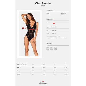Body Obsessive Chic Amoria Negru M-L Thumb 4