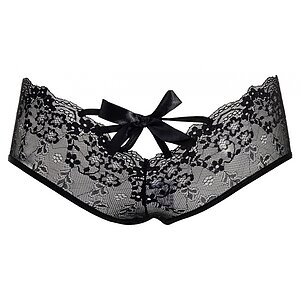 Chilot Amorable Ariella Brief Negru S-L Thumb 3
