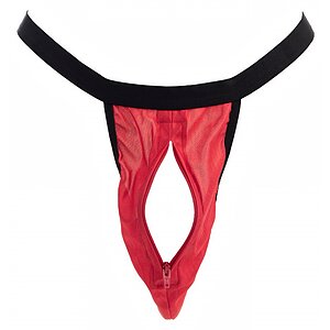 Chilot Amorable Lucas With Zipper Roșu S-L Thumb 3