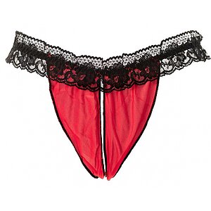 Chilot Amorable Open Elliana Roșu S-L Thumb 2