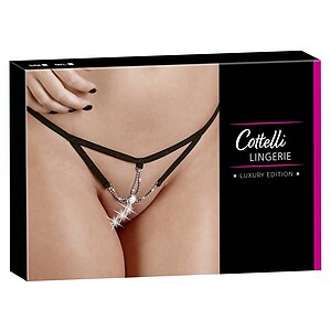 Chilot Cottelli Collection Quinn Negru S-M Thumb 4