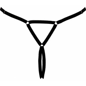 Chilot Cottelli Collection Senzualitate Decupată Negru S-L Thumb 4