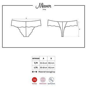 Obsessive Miamor Negru L-XL Thumb 4