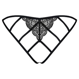 Chiloței Decupați Obsessive Miamor Negru L-XL Thumb 3