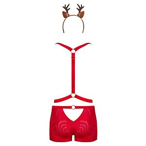 Costum Obsessive Mr. Reindy Roșu L-XL Thumb 3